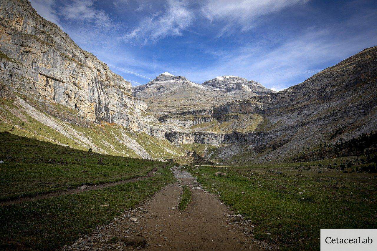 mountains, valley, ordesa
