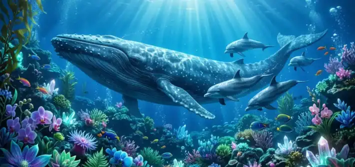 orcas nadando mostrando estrés fisiológico